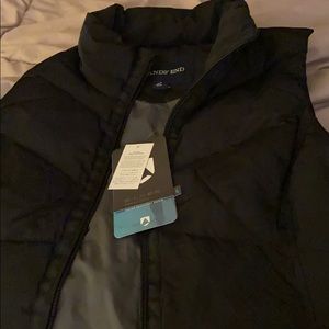 Lands end black women premium down vest